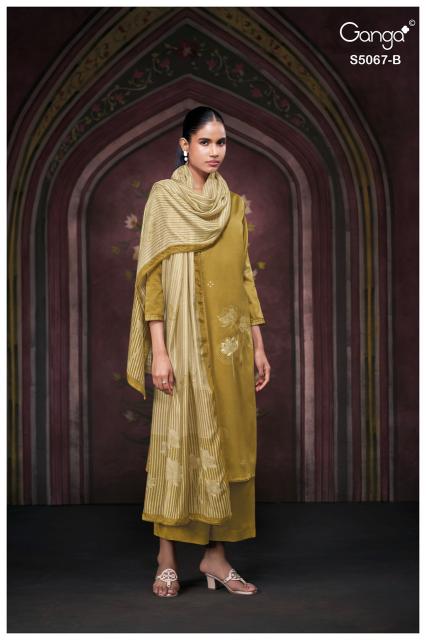 Ganga riviera 5067 wholesale ladies dress material online